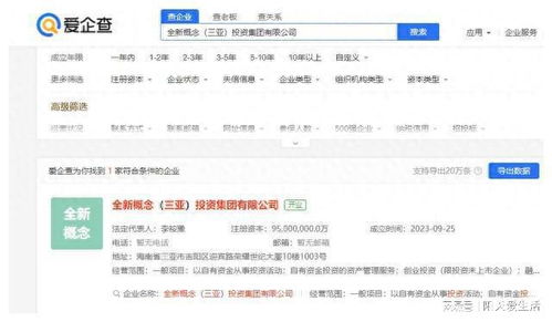 海南三亞出現4家空前巨額投資公司,注冊資本都是9500億歐元